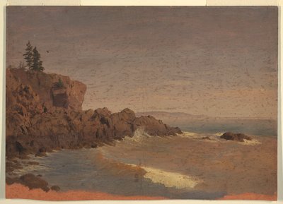 Tekening, Grand Manan Eiland, Canada, ca. 1850 door Frederic Edwin Church