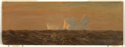 Tekening, IJsbergen, juni of juli 1859 door Frederic Edwin Church