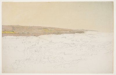 Tekening, Jeruzalem, algemeen beeld, april (), 1868 door Frederic Edwin Church