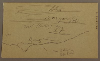 Tekening, Landschap, mei-augustus 1865 door Frederic Edwin Church