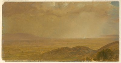 Tekening, Landschap, mei 1865 door Frederic Edwin Church