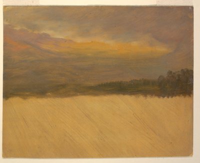 Tekening, Berglandschap, 1860-70 door Frederic Edwin Church
