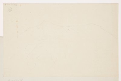 Tekening, Mt. Katahdin, Maine, 1870-78 door Frederic Edwin Church