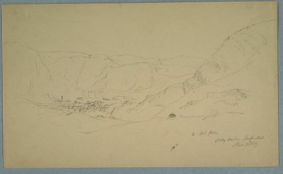 Tekening, Kleine haven, 24 juni 1859 door Frederic Edwin Church