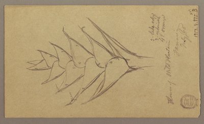 Tekening, Zeegezicht, 29 april 1865 door Frederic Edwin Church