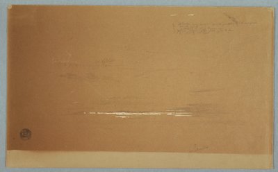 Tekening, Zeegezicht, kust van Labrador, juni of juli 1859 door Frederic Edwin Church