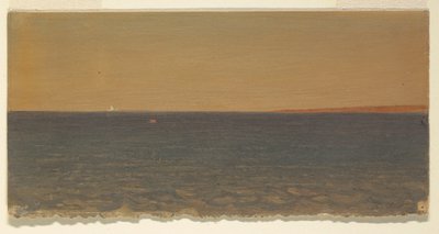Tekening, Zeegezicht met ijsberg, 1859 door Frederic Edwin Church