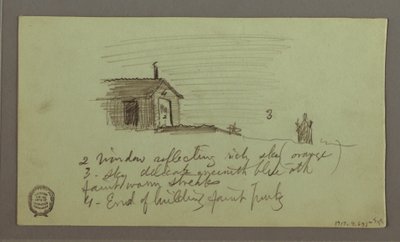 Tekening, Luchtstudie, 1 februari 1869 door Frederic Edwin Church