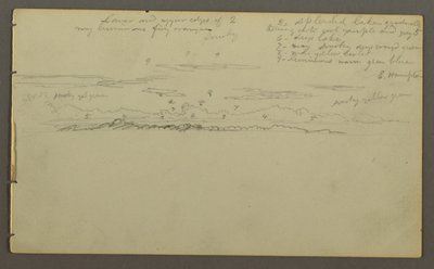 Tekening, Luchtstudie, mogelijk 1857-58 door Frederic Edwin Church