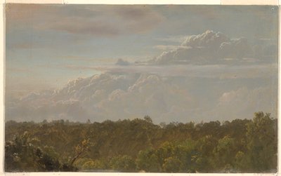 Tekening, Donderwolken, Jamaica, augustus 1865, 1865 door Frederic Edwin Church