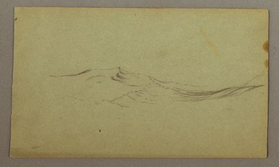 Tekening, Golven, mogelijk 1860 door Frederic Edwin Church