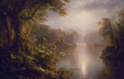 El Rio de Luz door Frederic Edwin Church