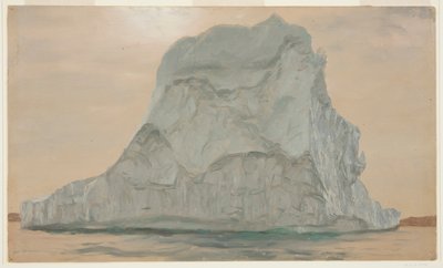 Grijze IJsberg door Frederic Edwin Church