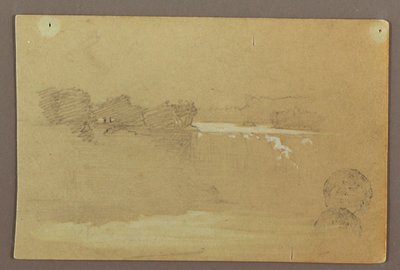 Hennequin Point en de Amerikaanse Watervallen, Niagara Rivier door Frederic Edwin Church