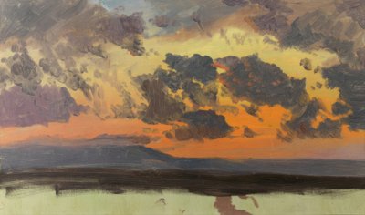 Lucht bij zonsondergang, Jamaica, West-Indische Eilanden door Frederic Edwin Church