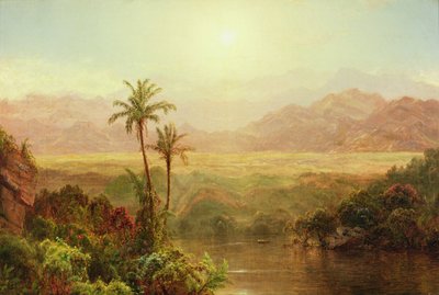 In de Andes door Frederic Edwin Church