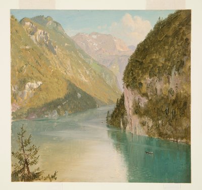 Königssee, Beieren door Frederic Edwin Church