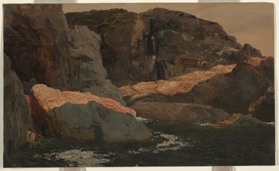Laborador, Big Island, Battle Harbor door Frederic Edwin Church