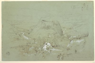 Landschap nabij Guaranda, Ecuador door Frederic Edwin Church