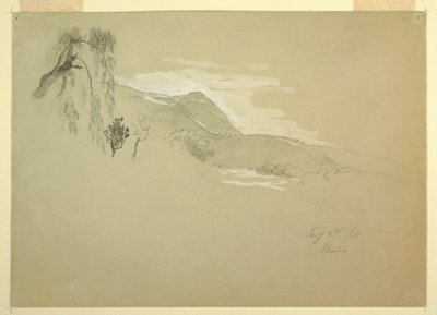Landschap bij Huino, Mexico door Frederic Edwin Church