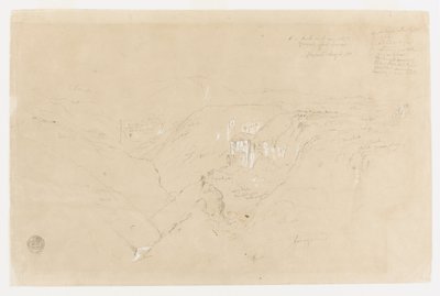 Landschap met de berg Purese, Colombia door Frederic Edwin Church