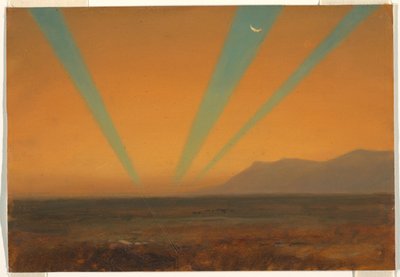 Landschap met Zonsondergang door Frederic Edwin Church