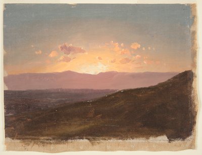 Uitzicht over de Hudson-vallei door Frederic Edwin Church