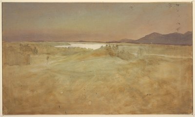 Kijkend vanaf Olana, zuidwest over de Hudsonvallei door Frederic Edwin Church