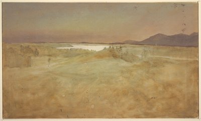 Kijkend vanaf Olana, zuidwest over de Hudson-vallei door Frederic Edwin Church