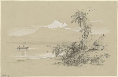 Magdalena Rivier, Nieuw Granada, Ecuador door Frederic Edwin Church