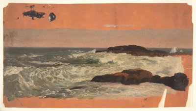 Kust van Maine, branding door Frederic Edwin Church