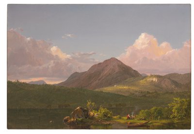 Mount Newport op Mount Desert Island, ca. 1851-1853 door Frederic Edwin Church