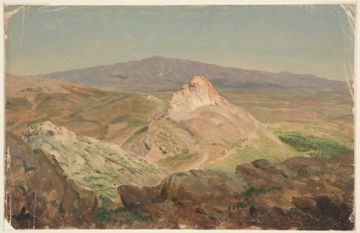 Berg Pentelikon door Frederic Edwin Church
