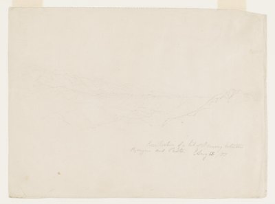 Berglandschap tussen Popyan en Pasto, Colombia door Frederic Edwin Church