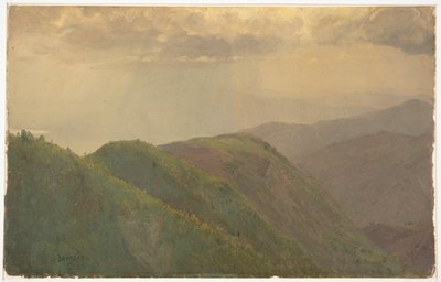 Bergen in Jamaica door Frederic Edwin Church