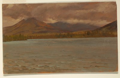 Mt. Katahdin vanaf Lake Katahdin door Frederic Edwin Church