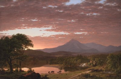 Mt. Ktaadn door Frederic Edwin Church