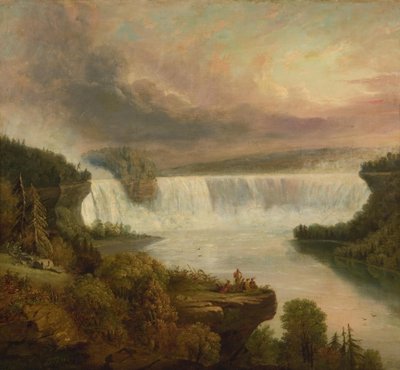 Niagara Falls (Hoefijzerwatervallen) door Frederic Edwin Church