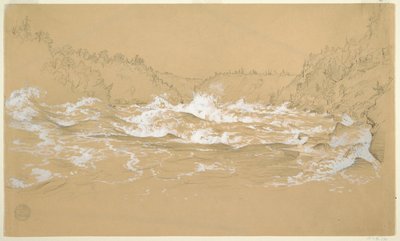 Niagara River Gorge door Frederic Edwin Church
