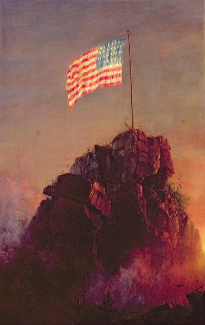 Onze vlag door Frederic Edwin Church