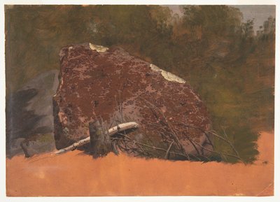 Mogelijk Mt. Desert, Eiland, rots door Frederic Edwin Church