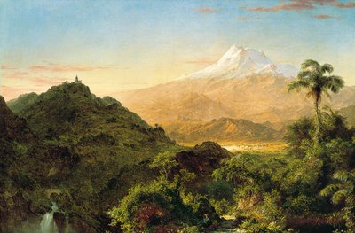 Zuid-Amerikaans landschap door Frederic Edwin Church