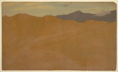 Zuid-Amerikaanse bergen door Frederic Edwin Church