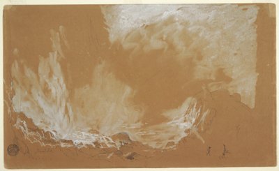Spuit van de watervallen, Niagara door Frederic Edwin Church