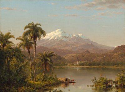 Tamaca Palmen, 1854 door Frederic Edwin Church