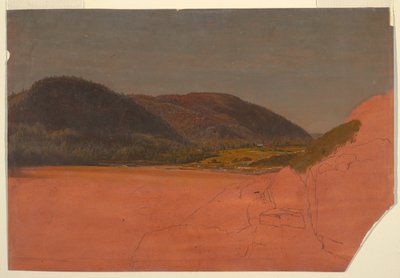 De Bijenkorf en Zandstrand vanaf Great Head, Mt. Desert door Frederic Edwin Church