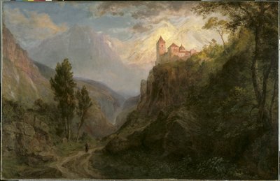 Het klooster van San Pedro (Onze Lieve Vrouw van de Sneeuw) door Frederic Edwin Church