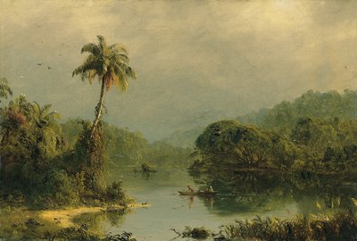 Tropisch landschap door Frederic Edwin Church