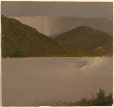 Twee Wolken- en Bergtopstudies, Jamaica door Frederic Edwin Church