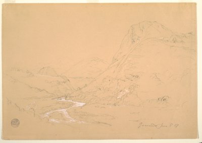 Vallei bij Guaranda door Frederic Edwin Church